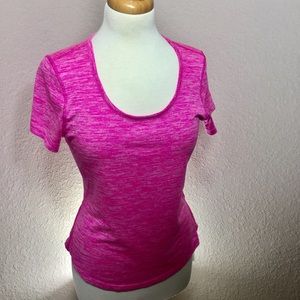 Layer8 Fuchsia workout running tshirt size M